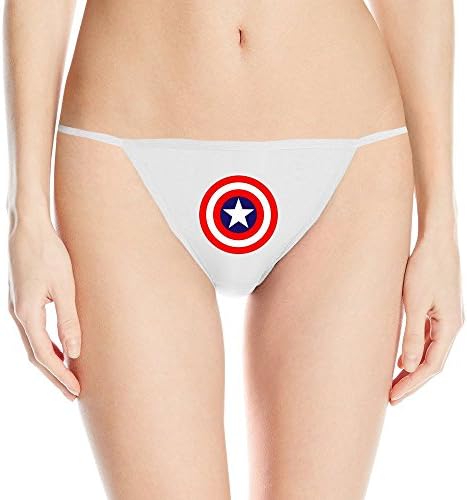 TIAHONGXING Captain America Logo Female Panty-Neutrals Underwear