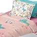 Chital Twin Bed Sheets for Girls | 4 Pc Colorful Kids Bedding Set | Pink Decorative Butterfly Print | Durable Super-Soft, Double-Brushed Microfiber | 1 Flat & 1 Fitted Sheet, 2 Pillow Cases | 15