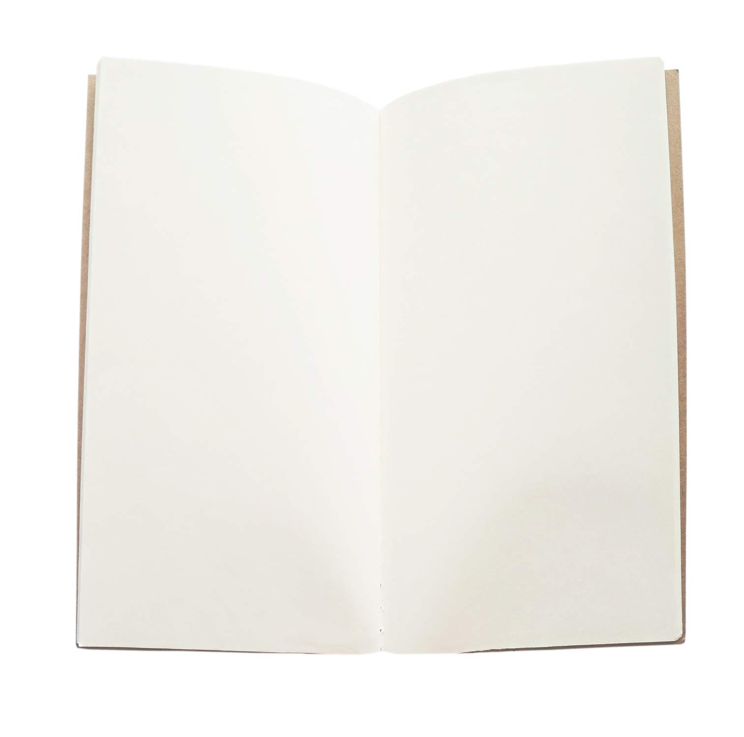 DUEBEL Refill Paper Set with 3 Pack Inserts for Writing Journals, Personal Diary, Writers Notebook, 60 Pages, Refillable Paper, Sewn Binding (Blank Refills)