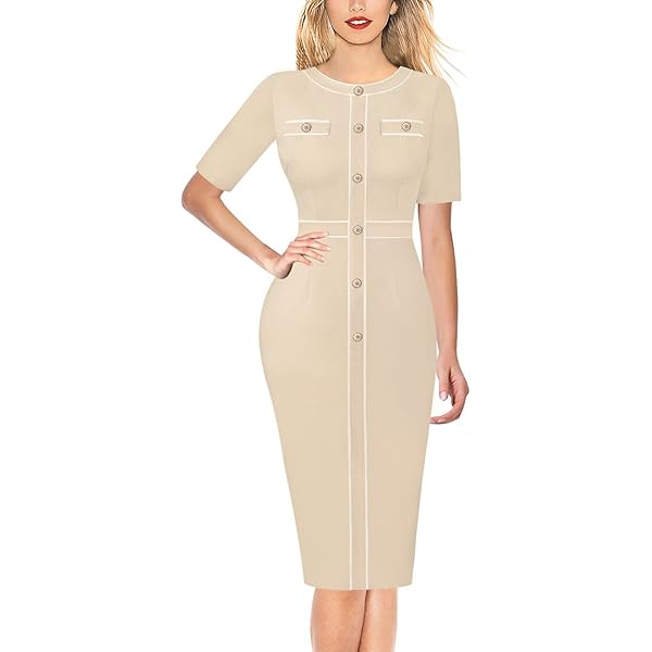 Dresses For Women 2025 VFSHOW Women's Business Pencil Dress