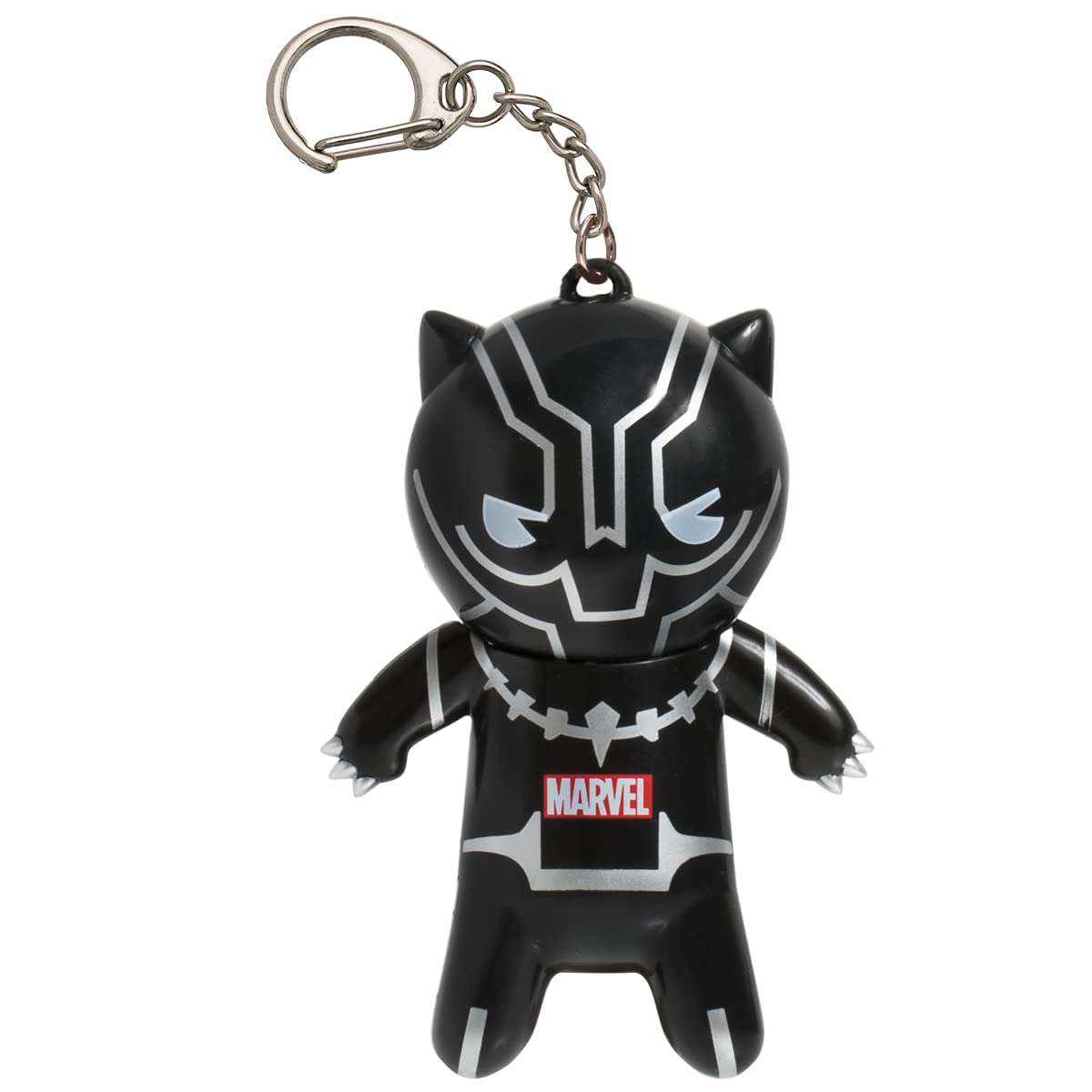 Lip Smacker Marvel Collection, Black Panther Flavoured Lip Balm for Kids with Keychain, Moisturizing and Refreshing, Single Blister Pack — image 1