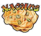 NACHOS Concession Decal stand trailer cart menu cheese
