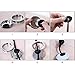 Xntun 3 Pcs Satin Nickel Metal Cable Grommet, Zinc Alloy Desk Table Grommet Cable Cord Hole Cover for Home and Office, Fits 2inch Hole (Brushed Silver)