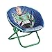 Idea Nuova Toy Story 4 Buzz Lightyear Toddler 19” Folding Saucer Chair with Cushion, Ages 3+