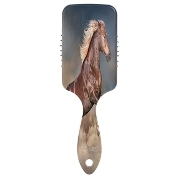 Amazon Com Red Horse Hair Brush For Wet Dry Hair Grip Soft