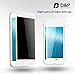 D&P Privacy Screen Protector for iPhone 7/8 Plus 2.5D Curve, 9H Tempered Glass Anti-Spy Full-Screen-Protector Case-Friendly Dry Film Front and Back Anti-Glare