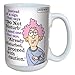 Hilarious Aunty Acid Do Not Disturb Large Coffee Mug, 15-Ounce Cup lm43898 - Funny, Unique Gag Gifts for Office Coworkers - Tree-Free Greetings
