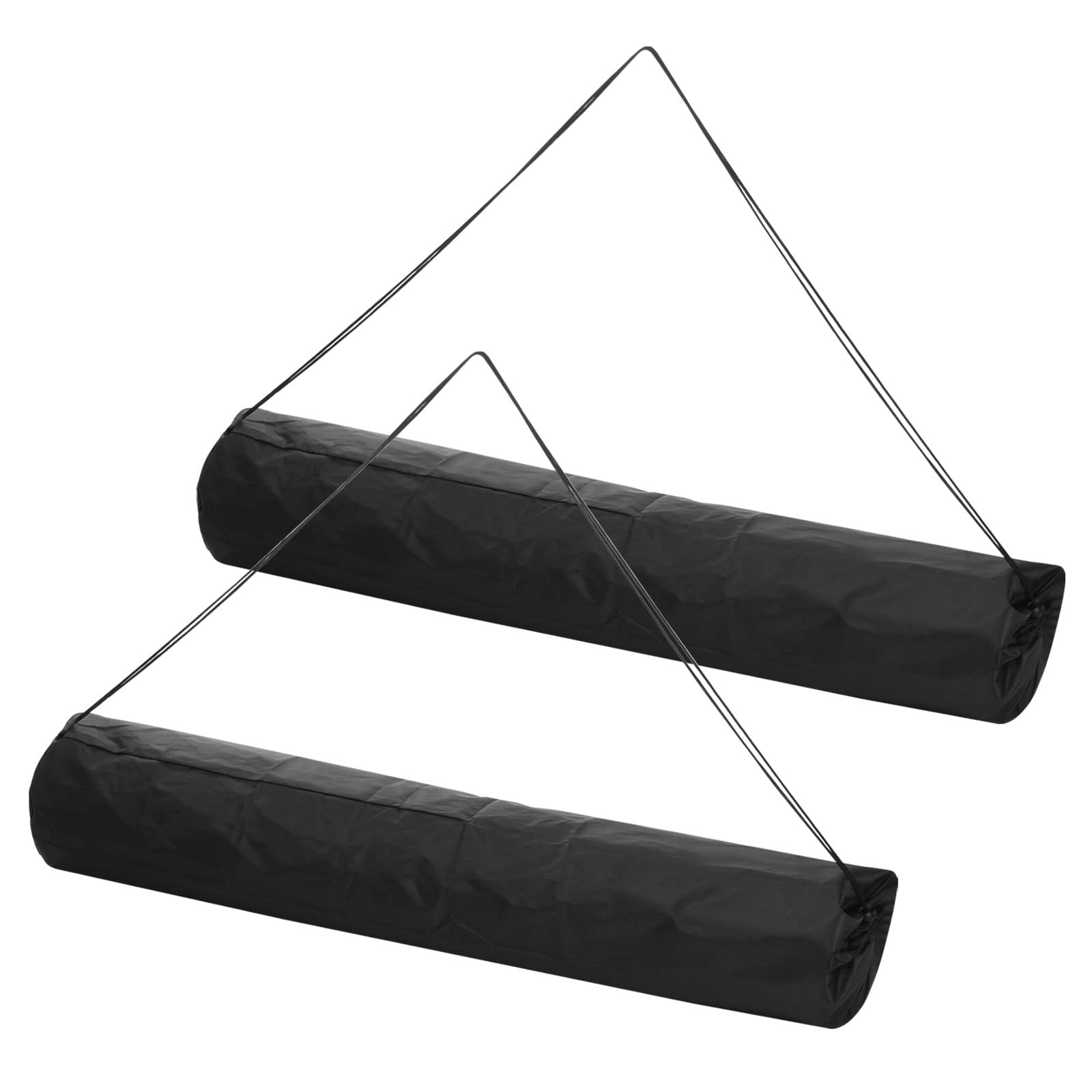 PATIKIL 44 Inch Camp Chair Replacement Bag, 2 Pack Nylon Foldable Carry Bag Storage Bag with Shoulder Strap for Outdoor Camping, Black