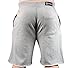 Monsta Clothing Co. Men's MMA Fight (Tap Or Bleed-OOO) Gym Sweat Shorts (G:GY) Grey