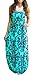 Strapless Maxi Dress Vintage Floral Print