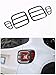 FMtoppeak Black Metal Tail light Rear Lamp Protector Guard Cover For 2014 UP Jeep Renegade