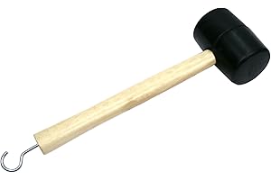 Coghlan's Tent Peg Mallet with Durable Rubber Head and Tent Stake Puller for Camping, Hiking, and Outdoor Adventures - Lightweight, Portable Tool for Easy Tent Setup and Secure Peg Placement