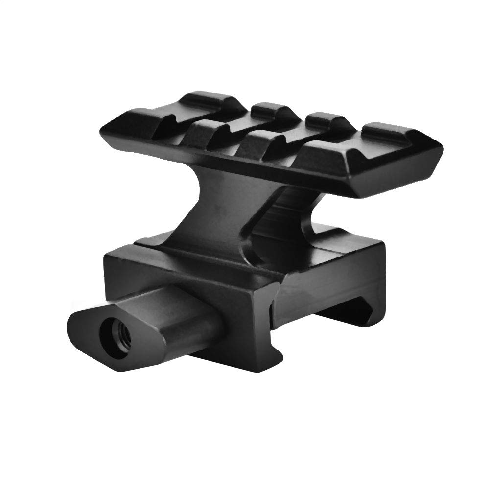 SCOPE MOUNT PICATINNY-High Riser Rails Mount Scope Mount Fits 20mm Picatinny Rail Base Adapter Black
