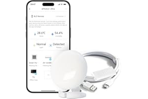 LinknLink eMotion Ultra 60GHz mmWave Radar WiFi Smart Presence Sensor, IR, Brightness, Temperature and Humidity, MQTT Home Assistant, Compatible with Alexa and Google Home