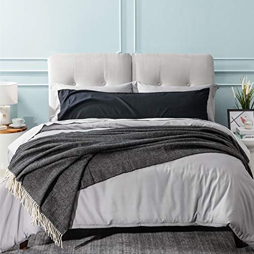 Bedsure Black Body Pillow Cover, Black Body Pillow Case Super Soft and