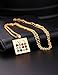 Judaic Hoshen 12 Tribes of Israel Breastplate of the High Priest Pendant Jewish Jewelry for Men Women (colorful, gold tone)