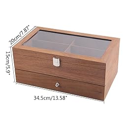 Eapmic 2 layer 12 Slots Eyeglass Sunglass Storage