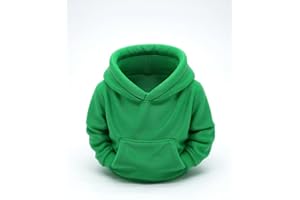 Green Mini Hoodie Pen Holder, 3D-Printed Desk Organiser, Green, ~10 cm Tall, Kangaroo Pocket Design