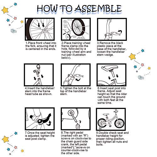 5 JOYSTAR+Training+Wheels+Kickstand+Cruiser