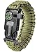 Paracord Bracelet Emergency Kit 17 pcs Survival Gear by A2S - Ultimate Survival Series includes 12 pcs Fishing Gear & Baits - Emergency Food Preparedness for all (Green, Large 9.5