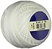 DMC 151 80-BLANC Cordonnet Cotton, White, 398-Yard, Size 80
