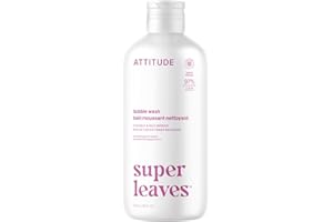 ATTITUDE Bubble Bath, EWG Verified, Plant and Mineral-Based, Dermatologically Tested, Vegan Body Care Products, Coconut & Wild Berries, 16 Fl Oz