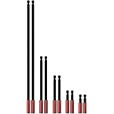 AOKLIT 10 Pack S2 Steel Magnetic Drill Bit Extension Holder,with 1/4" Hex Shank,Screwdriver Extension for Impact Driver, 2 in