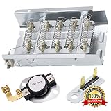 279838 Dryer Heating Element 3977767 3392519 Thermal fuse COMPLETE Dryer Repair Kit Replacement by Blue Stars - Exact Fit For Whirlpool Kenmore Maytag Admiral Dryers - Replaces 3403585 8565582 3398064