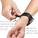 Apple Watch Band,Camyse 42mm iWatch Band Wrist Strap Premium Soft Silicone Replacement Rubber bands with Breathable Ventilation Holes for Apple Watch Series 3, 2, 1,Sport, Edition for Women Men- Black
