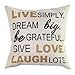SMTSMT Vintage Cotton Linen Blended Cushion Cover Throw Pillow Case ,18