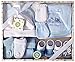 Little Me 13 Piece Take Me Home Set, Blue/White, 0-12 Months