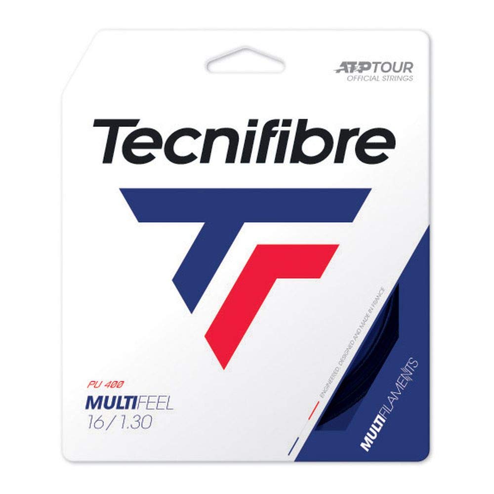 Tecnifibre Multifeel Tennis String (Black, 1.30mm/12m)