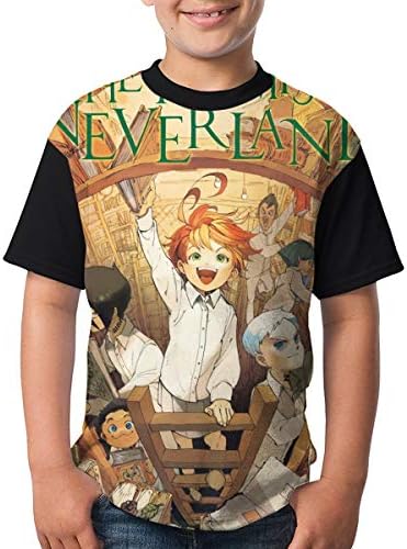 The Promised Neverland Teenager Boys Girls Personality Short Sleeve T-Shirts