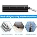PPFISH Portable Daily Pill Case, 3 Compartments Aluminum Alloy Waterproof Pill Box Dispenser, Small Pocket Pill Container, Keychain Pill Fob, Travel Pill Holder for Men Women