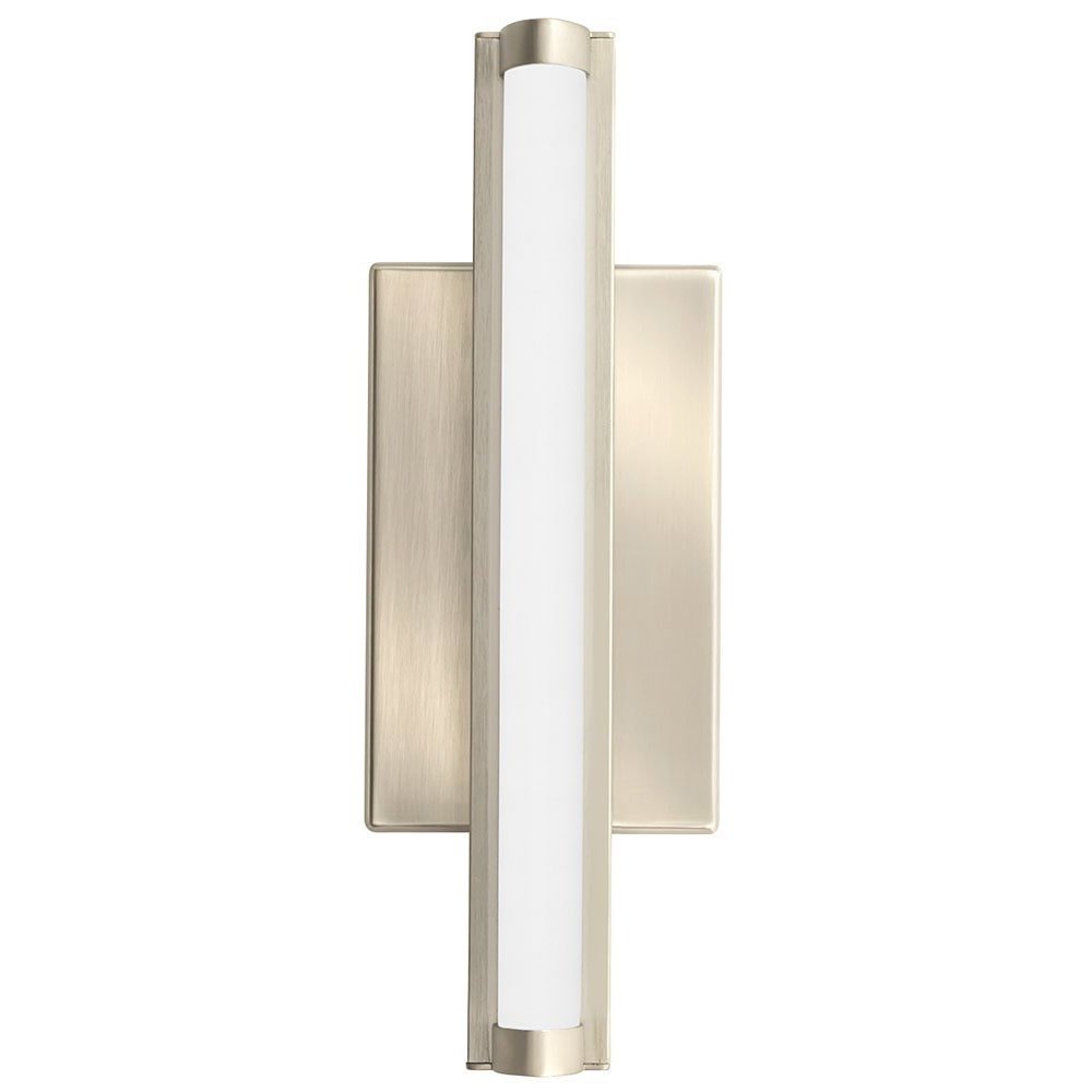 Lithonia Lighting Contemporary Arrow 1 Foot Brushed Nickel 3K LED Decorative Wall Light, Sconce