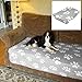 Evelots Large Fleece Pet Blanket 44 x 37.5 Inches, Durable For Cats & Dogs, Grey