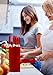 Carbon Knife Set with Block – 6-Piece Never-Dull Kitchen Knife Set – Meat, Veggie, Bread Knife Set – Nonstick Chef Knife Cooking Knives for Kitchen – Precise-Slice Carbon Steel by Chef Essential