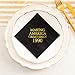 Crisky 30th Birthday Disposable Napkins Black and Gold Dessert Beverage Cocktail Cake Napkins 30th Birthday Decoration Party Supplies for Man Making Great Since 1995, 50 Pack 4.9