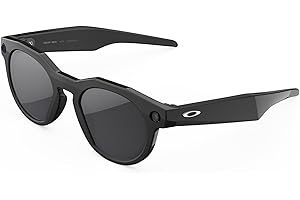 Oakley Meta HSTN, Warm Grey | Smart AI Glasses for Men, Women — Performance for Sports, Athletes — Camera, Audio, Video — 8 Hour Battery — 3K HD Resolution — Prizm™ Polarized Transitions® Lenses