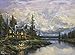 Ceaco 3310-40 Thomas Kinkade - Cathedral Mountain Lodge Puzzle - 1000 Pieces