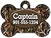 Camo Dog Tag Pet Id Tag Personalized w/ Your Pet's Name & Number (Realtree Outdoor)