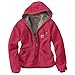 Carhartt Women's Sherpa Lined Sandstone Sierra Jacket (Regular and Plus Sizes), Crab Apple, Medium
