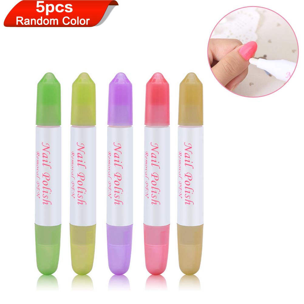 EQLEF Nail Polish Remover Pen Nail Barniz Corrector Pen Finger Edge Manicura Pluma Nail Modify
