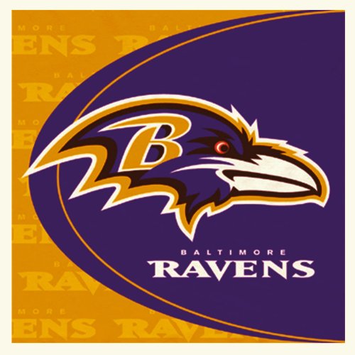 Baltimore Halloween Costumes - Baltimore Ravens Luncheon Napkins - 16