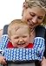 Drool and Teething Pad Reversible Organic Cotton 3-Piece Set Compatible with Ergobaby Four Position 360 Baby Carrier (Blue and White Circles)