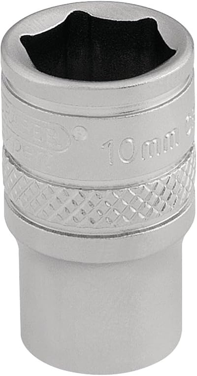 Draper Expert 1/4 inch Square Drive Socket 6 Point 10 mm Chrome Vanadium