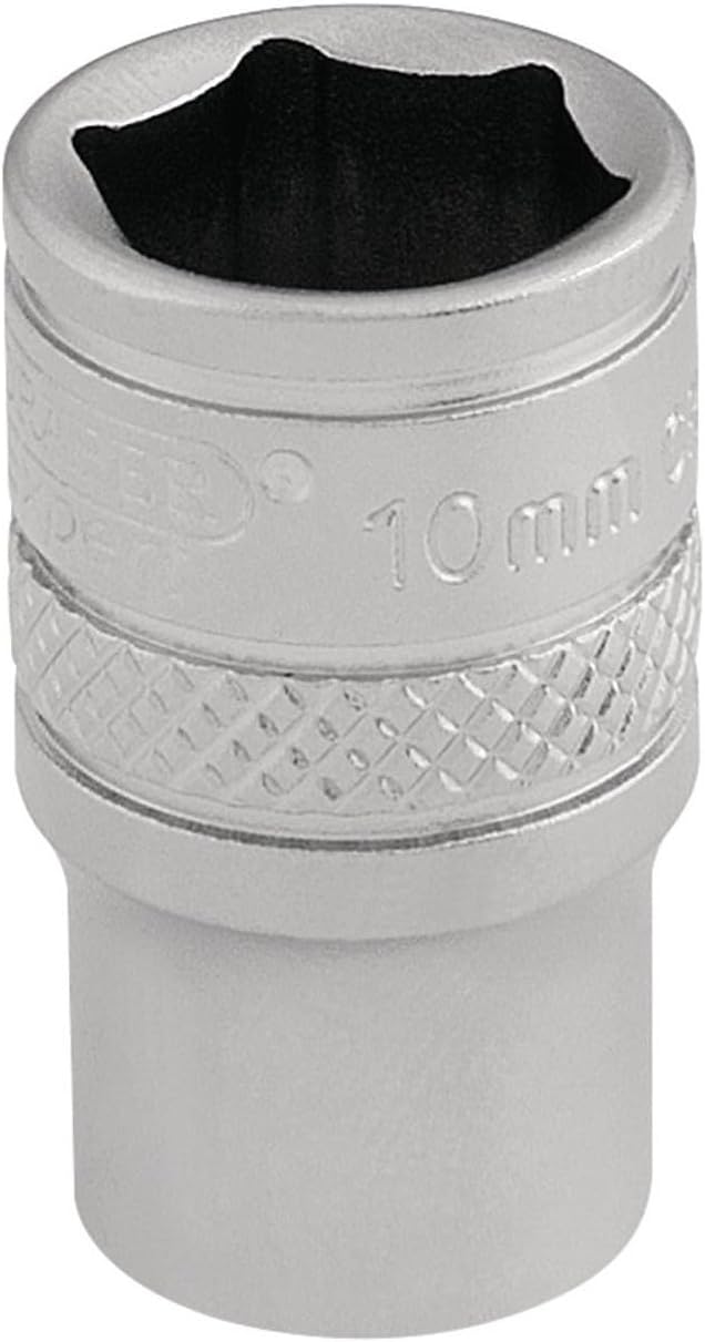 Draper Expert 1/4 inch Square Drive Socket 6 Point 10 mm Chrome Vanadium
