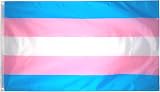 Storm&Lighthouse Transgender Pride Flag 5ft x 3ft with Eyelets view 6