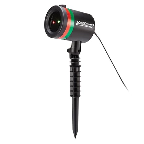 M MEDIASHOP Star Shower Laserlicht Lichtsystem für Innen und Außen Beleuchtung - Das Original aus dem TV