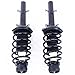 Front Struts Complete & Coil Springs Assembly Pair Set Compatible with 1998-2008 Beetle 1999-2006 Golf 1999-2005 Jetta Shock Absorbers - 171525